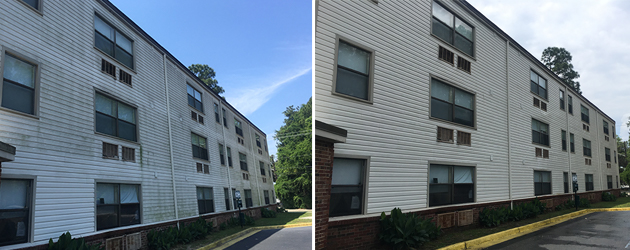 Apartment Community Exterior Washing Statesboro GA