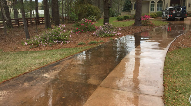 Concrete Driveway Cleaning Statesboro GA